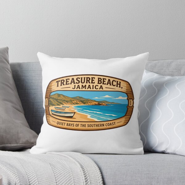 Item preview, Treasure Beach, Jamaica Travel Souvenir Quiet Bays Of The Southern Coast designed and sold by Simsimah26Parks.