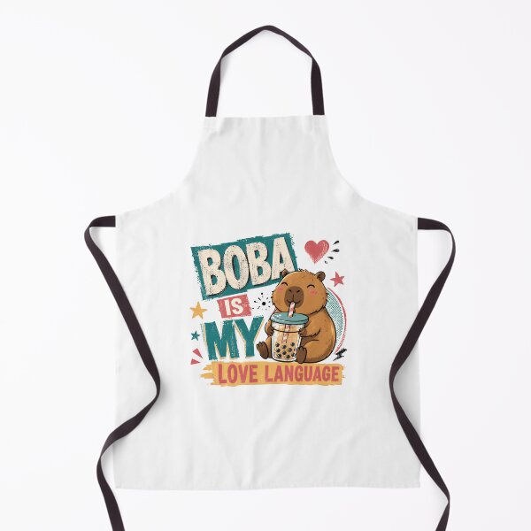 Item preview, Capybara Boba Is My Love Language Bubble Tea Rodent Lover Gift designed and sold by SkeletonsDanger.