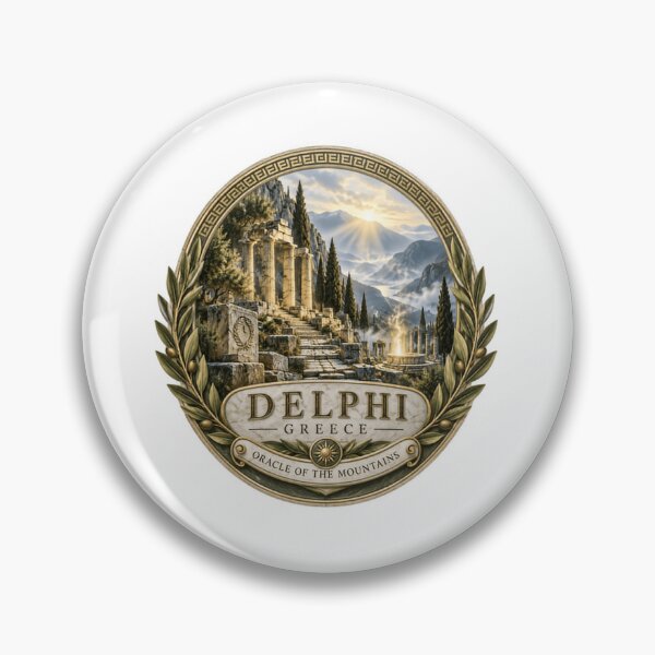 Item preview, Delphi Greece Oracle Of The Mountains Ancient History Mythology Travel designed and sold by Star3NowForMe.