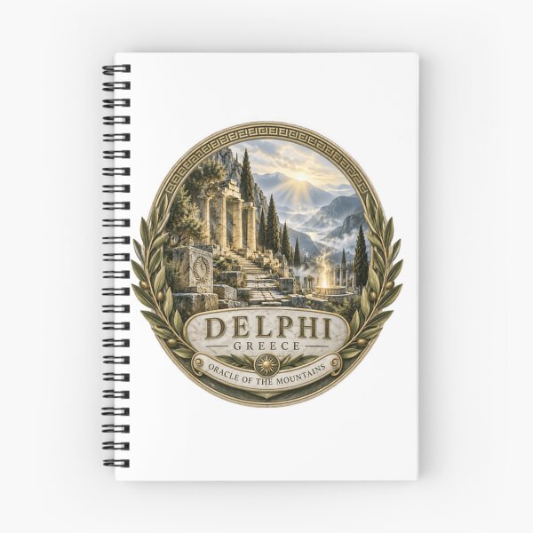 Item preview, Delphi Greece Oracle Of The Mountains Ancient History Mythology Travel designed and sold by Star3NowForMe.