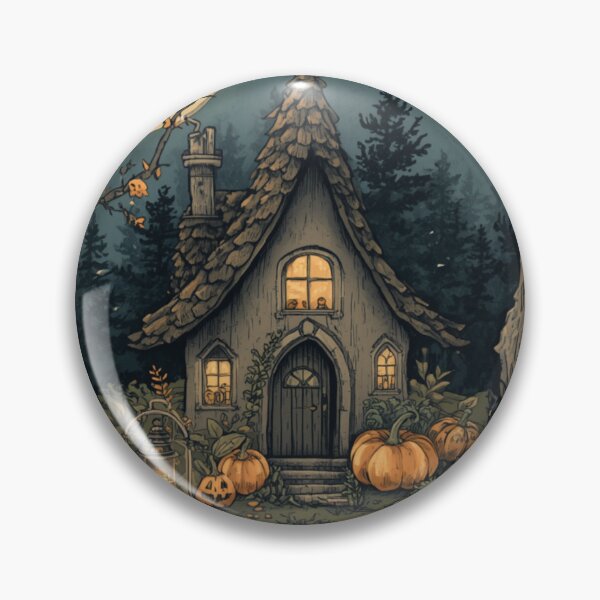 Item preview, Cozy Autumn Witch Cottage designed and sold by ChicTrendz.