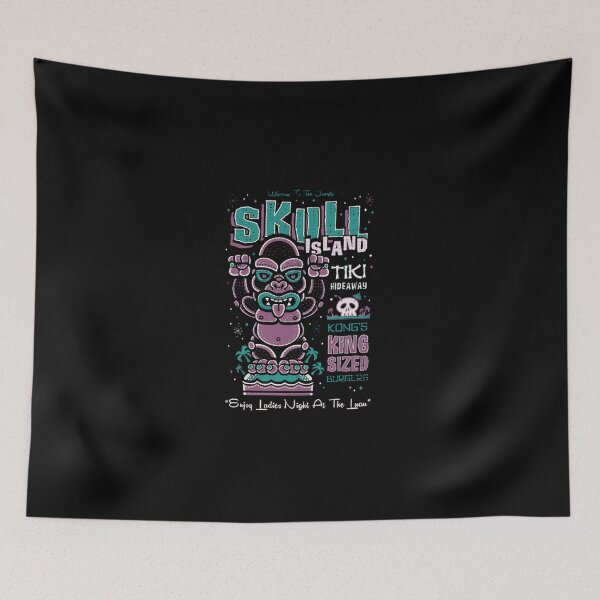 Item preview, Retro Tropical Tiki Bar Totem Burger Banner designed and sold by BriceLapres.