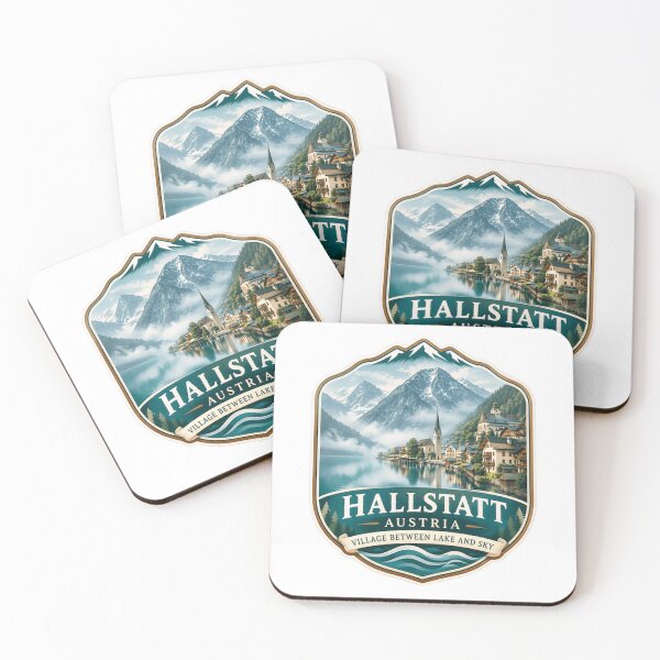 Item preview, Hallstatt Austria Village Between Lake And Sky Austrian Travel Souvenir designed and sold by Simsimah26Parks.