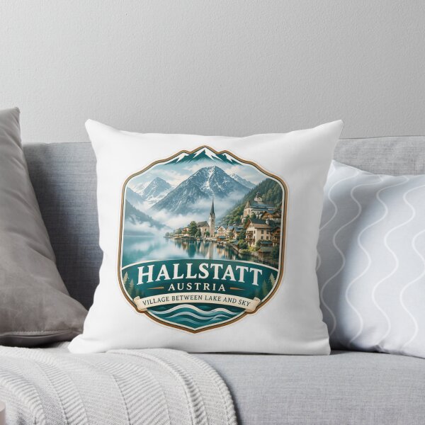 Item preview, Hallstatt Austria Village Between Lake And Sky Austrian Travel Souvenir designed and sold by Simsimah26Parks.