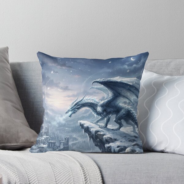 Item preview, solitude ice dragon (no border) designed and sold by Crimsonmerchant.
