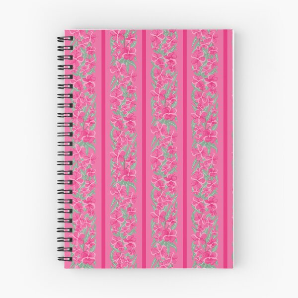 Item preview, oleander stripe - toxic summer - all pink designed and sold by Stephanie Fiona Design.