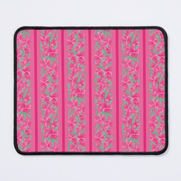 Item preview, oleander stripe - toxic summer - all pink designed and sold by Stephanie Fiona Design.