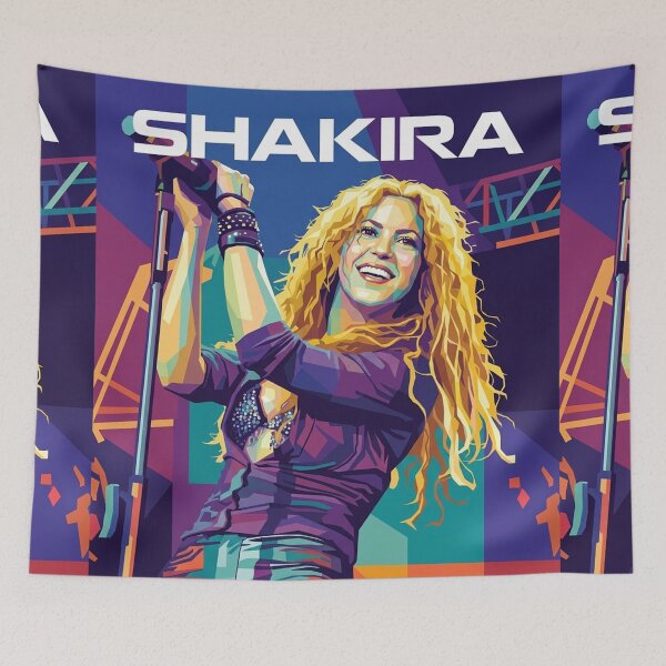Item preview, Shakira Tour Anfibio Wpap Pop Art designed and sold by SiksisArt.