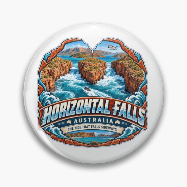 Item preview, Horizontal Falls Australia The Tide That Falls Sideways Unique Natural Wonder Travel Destination designed and sold by Simsimah26Parks.