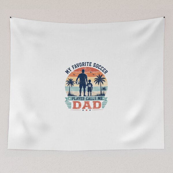 Item preview, My Favorite Soccer Player Calls Me Dad Soccer Dad Father designed and sold by JonesFlora2025.