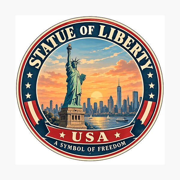 Item preview, Statue Of Liberty USA A Symbol Of Freedom American Patriotism New York City Landmark designed and sold by Star3NowForMe.