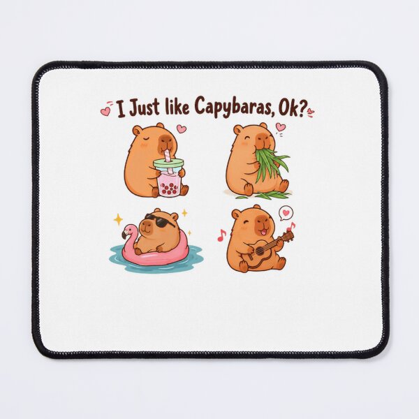 Item preview, I Just Like Capybaras Ok Capybara Animal Lover Fan designed and sold by JonesFlora2025.