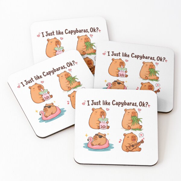 Item preview, I Just Like Capybaras Ok Capybara Animal Lover Fan designed and sold by JonesFlora2025.