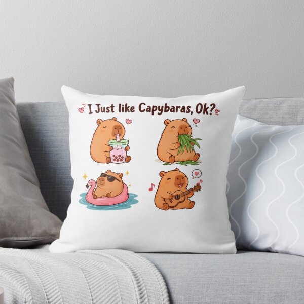 Item preview, I Just Like Capybaras Ok Capybara Animal Lover Fan designed and sold by JonesFlora2025.