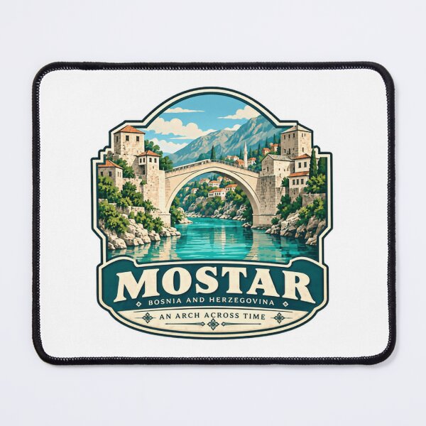 Item preview, Mostar Bosnia And Herzegovina An Arch Across Time Stari Most Traveler Souvenir designed and sold by Star3NowForMe.