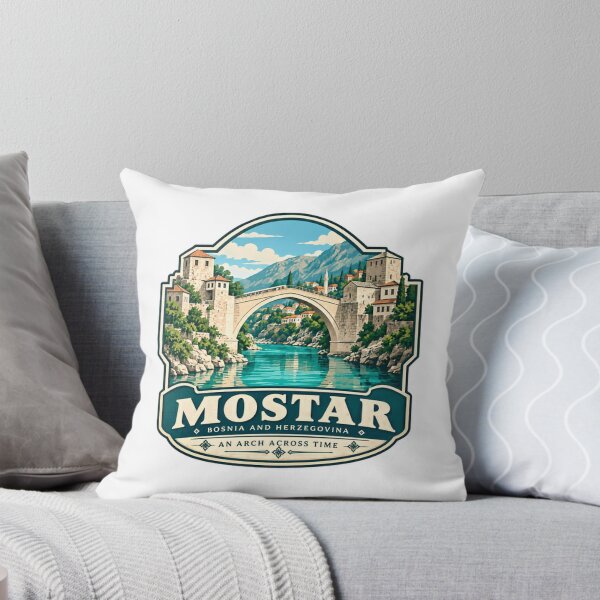 Item preview, Mostar Bosnia And Herzegovina An Arch Across Time Stari Most Traveler Souvenir designed and sold by Star3NowForMe.