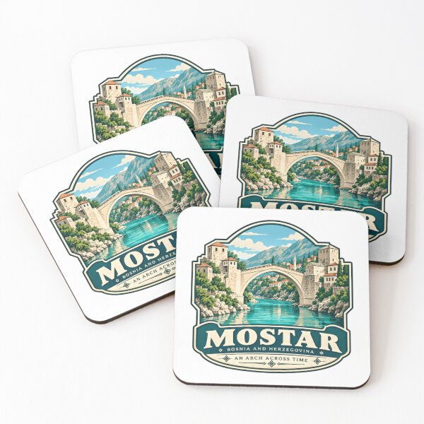 Item preview, Mostar Bosnia And Herzegovina An Arch Across Time Stari Most Traveler Souvenir designed and sold by Star3NowForMe.