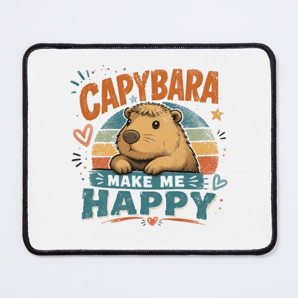 Item preview, Capybara Make Me Happy Capybara Lover Animal Fan designed and sold by SkeletonsDanger.