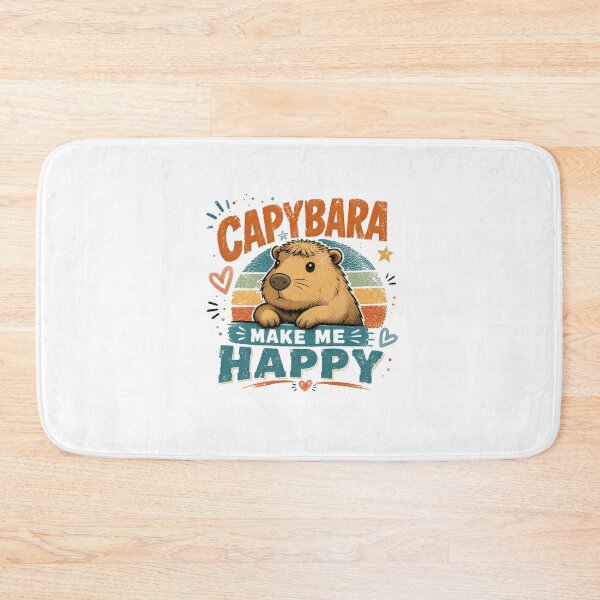 Item preview, Capybara Make Me Happy Capybara Lover Animal Fan designed and sold by SkeletonsDanger.