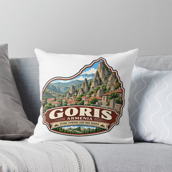 Item preview, Goris Armenia Stone Towers And Red Roofs Travel Souvenir Armenian Heritage designed and sold by Simsimah26Parks.