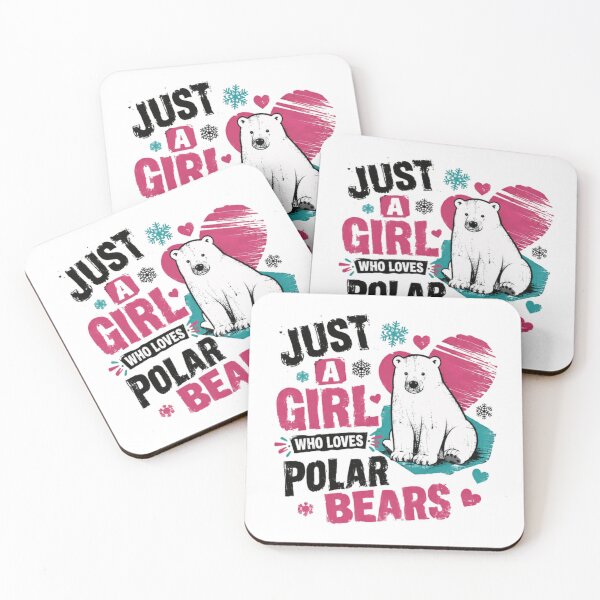 Item preview, Just A Girl Who Loves Polar Bears Animal Lover Wildlife Enthusiast designed and sold by HumansStuck12.