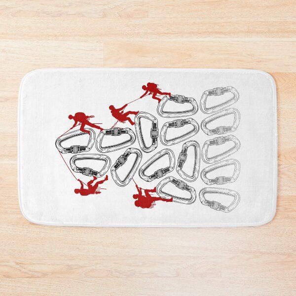 Item preview, Mountain Climbing Rock Climber Carabiner Peak Climbers designed and sold by GrandeDuc.