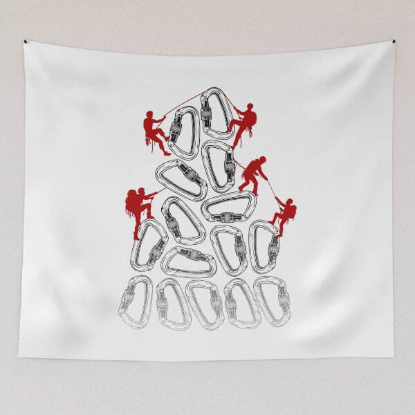 Item preview, Mountain Climbing Rock Climber Carabiner Peak Climbers designed and sold by GrandeDuc.