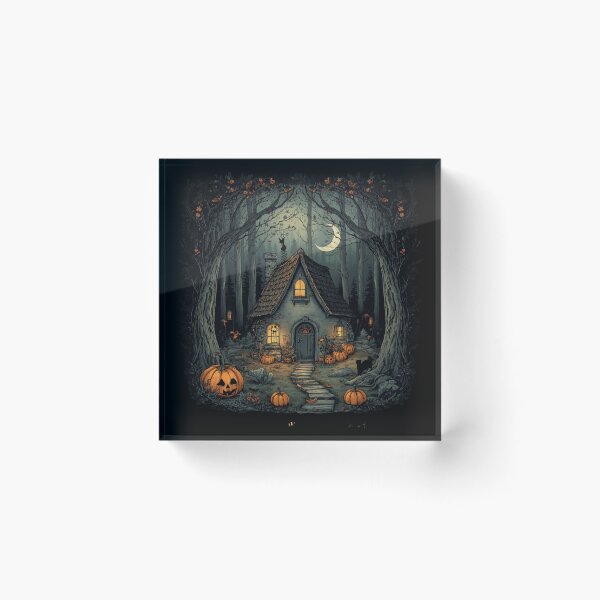 Item preview, Moonlit Witch Cottage Cottagecore designed and sold by ChicTrendz.