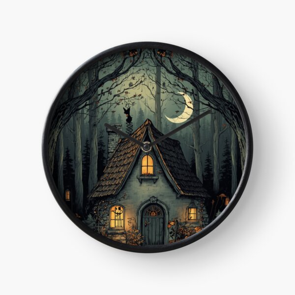 Item preview, Moonlit Witch Cottage Cottagecore designed and sold by ChicTrendz.