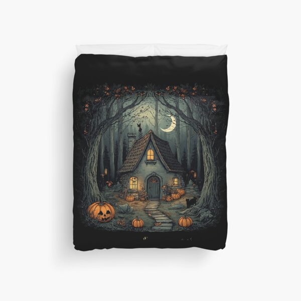 Item preview, Moonlit Witch Cottage Cottagecore designed and sold by ChicTrendz.