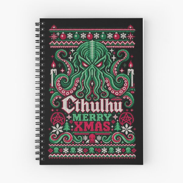 Item preview, Cthulhu Merry Xmas Knitted Sweater designed and sold by Gabriela Mihai.