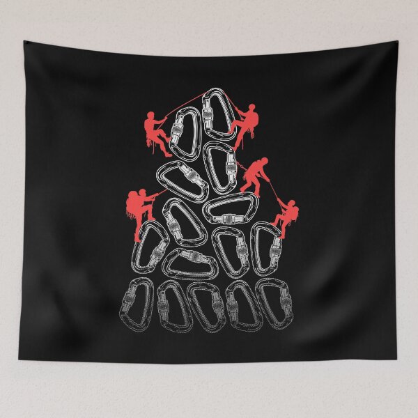 Item preview, Mountain Climbing Rock Climber Carabiner Peak Climbers designed and sold by GrandeDuc.