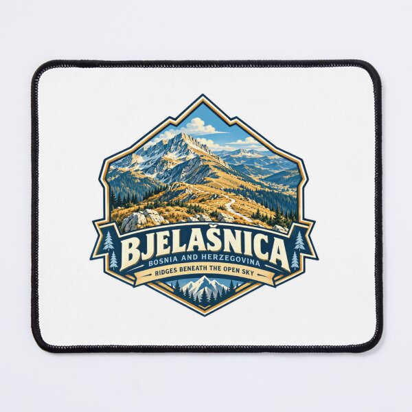 Item preview, Bjelasnica Bosnia And Herzegovina Ridges Beneath The Open Sky Mountain Hiking Explorer Traveler designed and sold by Simsimah26Parks.