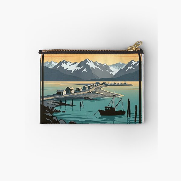 Item preview, Homer Alaska Spit Vintage Travel Badge Sticker designed and sold by DetourDgn.