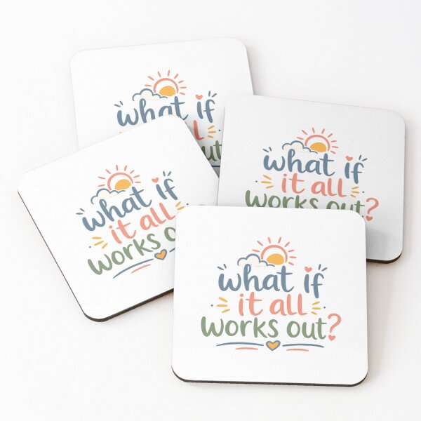 Item preview, What If It All Works Out? Optimism Motivation Positive Mindset Encouragement designed and sold by HumansStuck12.