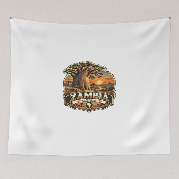 Item preview, Zambia Trees Of A Thousand Years African Baobab Travel Souvenir designed and sold by Star3NowForMe.