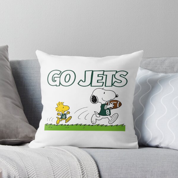 Item preview, Snoopy & Woodstock New York Jets Football Retro F438 designed and sold by GLUVY-THEME.