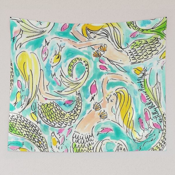 Item preview, mermaid lilly fish designed and sold by JamisonGoyettez.