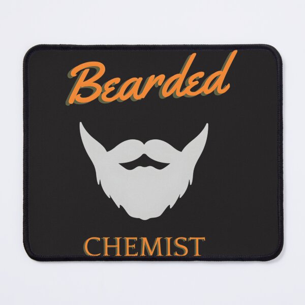 Item preview, Bearded Chemist Illustration - Science Enthusiast Artwork with Beard Design designed and sold by RYUDOKA.