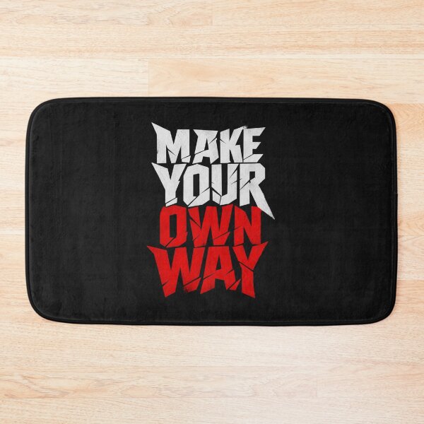 Item preview, Make Your Own Way Bold Typography Design | Motivational Quote Art | Rebel Streetwear Gift For Him designed and sold by StyxIND.