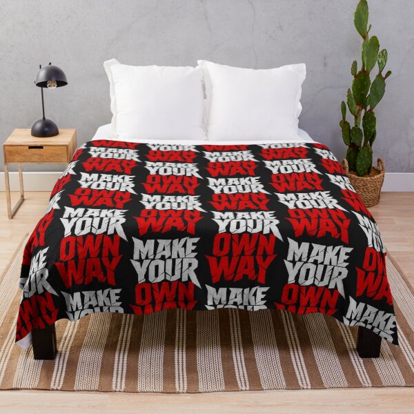 Item preview, Make Your Own Way Bold Typography Design | Motivational Quote Art | Rebel Streetwear Gift For Him designed and sold by StyxIND.