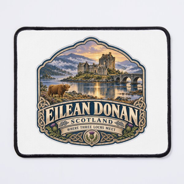 Item preview, Eilean Donan Scotland Where Three Lochs Meet Scottish Travel Castle Landmark designed and sold by Star3NowForMe.