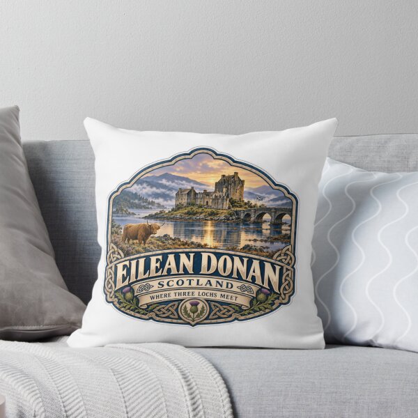 Item preview, Eilean Donan Scotland Where Three Lochs Meet Scottish Travel Castle Landmark designed and sold by Star3NowForMe.