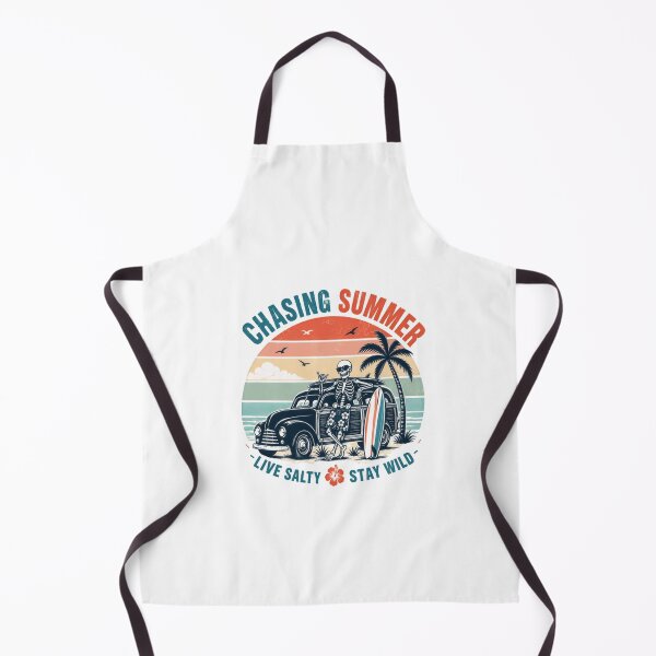 Item preview, Chasing Summer Live Salty Stay Wild Beach Surfing Vacation Lifestyle designed and sold by SkeletonsDanger.