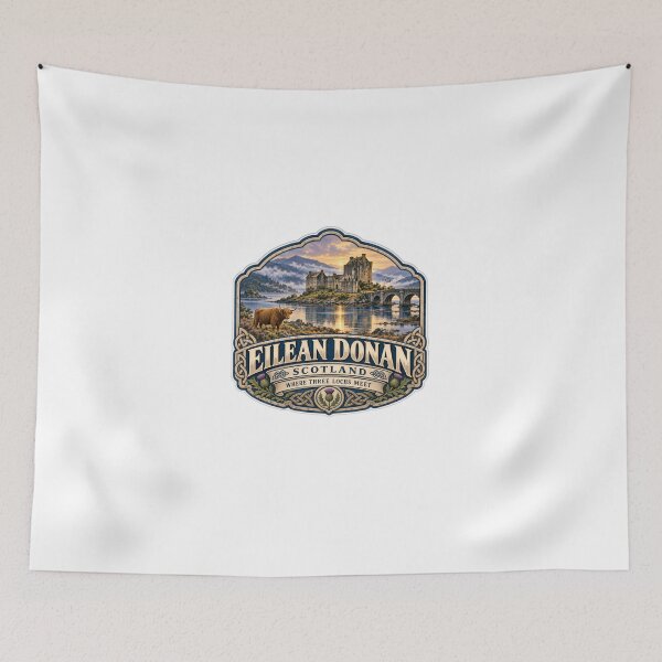 Item preview, Eilean Donan Scotland Where Three Lochs Meet Scottish Travel Castle Landmark designed and sold by Star3NowForMe.