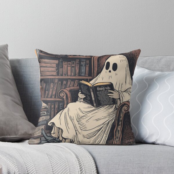 Item preview, Halloween Book Lover Ghost Reader designed and sold by ChicTrendz.