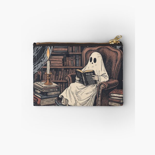Item preview, Halloween Book Lover Ghost Reader designed and sold by ChicTrendz.