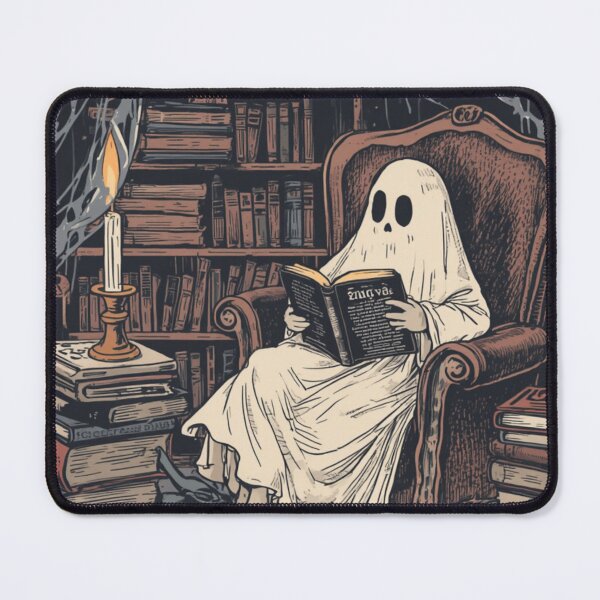 Item preview, Halloween Book Lover Ghost Reader designed and sold by ChicTrendz.