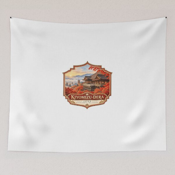 Item preview, Kiyomizu-Dera Japan Kyoto Above The Clouds Japanese Temple Travel Souvenir designed and sold by Star3NowForMe.