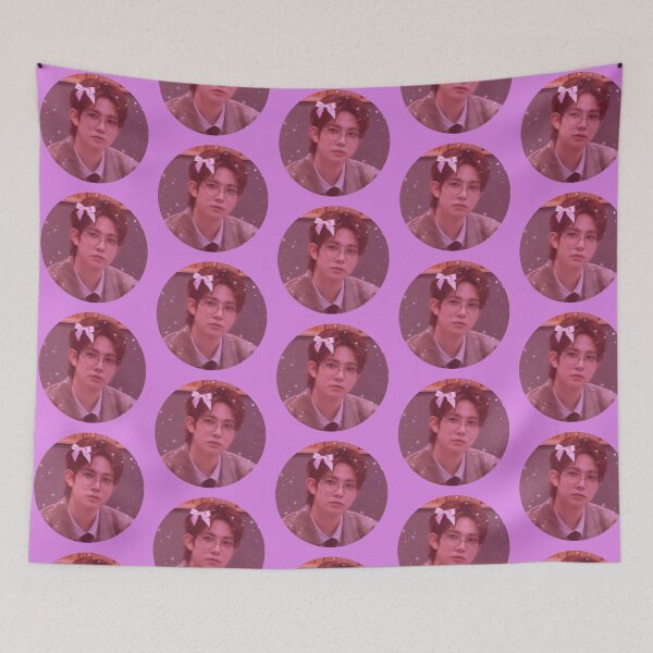 Item preview, HEESEUNG Pink ribbon- Big icon Pink version designed and sold by Enhyconss.